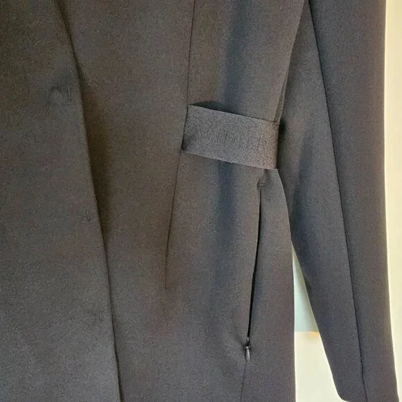 NWT Bandier Sport Logo Blazer in Black Size M - Picture 7 of 10